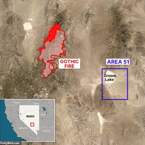 Fire at Area 51: Lightning Cause Confirmed, But Rumors Abound