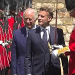 French President Emmanuel Macron Faces Backlash for Disregarding Royal Protocol During State Visit to Windsor Castle, as King Charles III Walks Behind Him in Livestreamed Moment