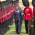 French President Emmanuel Macron Faces Backlash for Disregarding Royal Protocol During State Visit to Windsor Castle, as King Charles III Walks Behind Him in Livestreamed Moment