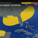 Potential Tropical Storm Near Florida Raises Concerns Ahead of July Fourth Holiday