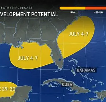 Potential Tropical Storm Near Florida Raises Concerns Ahead of July Fourth Holiday