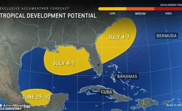 Potential Tropical Storm Near Florida Raises Concerns Ahead of July Fourth Holiday