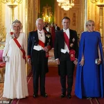 Princess of Wales Wears Deep Crimson Givenchy Gown Designed by Sarah Burton for Historic Windsor Castle Event