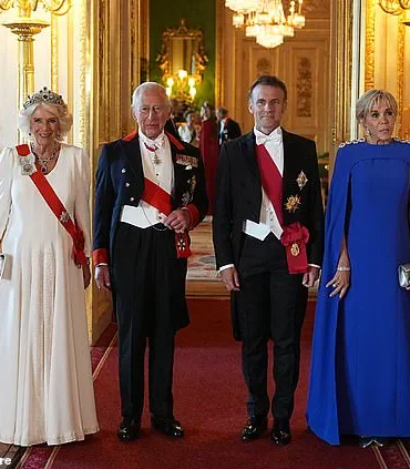Princess of Wales Wears Deep Crimson Givenchy Gown Designed by Sarah Burton for Historic Windsor Castle Event