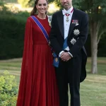 Princess of Wales Wears Deep Crimson Givenchy Gown Designed by Sarah Burton for Historic Windsor Castle Event