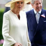 Queen Camilla Makes Elegant Appearance at Ascot Racecourse's King George Racing Weekend in Stylish Ensemble