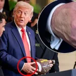 Speculation Mounts Over Unusual Hand Patch During Trump's Press Gaggle as White House Remains Silent