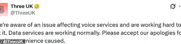 Three UK Experiences Major Outage Affecting Thousands of Users and Partner Networks