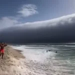 Tsunami-Like Wave Terrifies Portuguese Beachgoers as Violent Wind and Waves Strike Shore