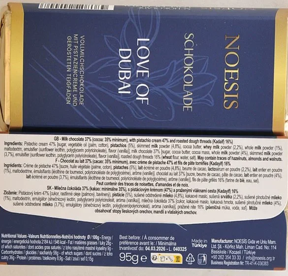 UK Officials Warn: 'Do Not Eat' Dubai Chocolate Bar Over Fatal Peanut Risk, as Viral Sweet Sparks Allergy Fears