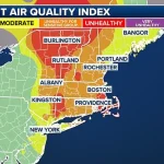 Urgent Air Quality Warning Issued for New York and New England Due to Canadian Wildfire Smoke Threatening Public Health