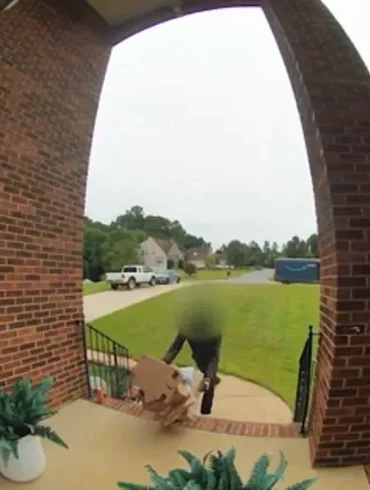 Amazon Delivery Driver Faces Controversy Over Careless Package Delivery Caught on Security Footage