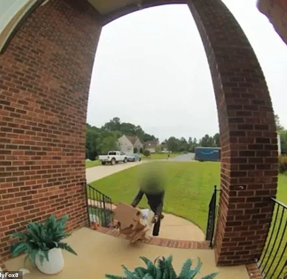 Amazon Delivery Driver Faces Controversy Over Careless Package Delivery Caught on Security Footage