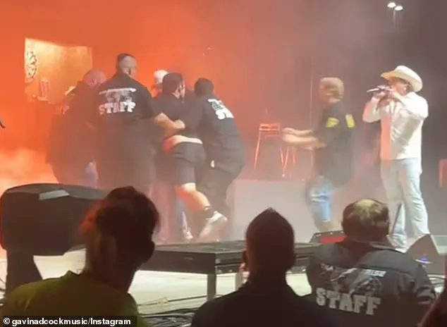 Country Singer Gavin Adcock Nearly Attacked on Stage in Wichita, Kansas as Frenzied Fan Storms Performance