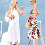 Lady Kitty Spencer Spends Sun-Soaked Holiday in Saint Tropez with Husband and Mother, Showcasing Stylish Outfit