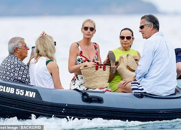 Lady Kitty Spencer Spends Sun-Soaked Holiday in Saint Tropez with Husband and Mother, Showcasing Stylish Outfit