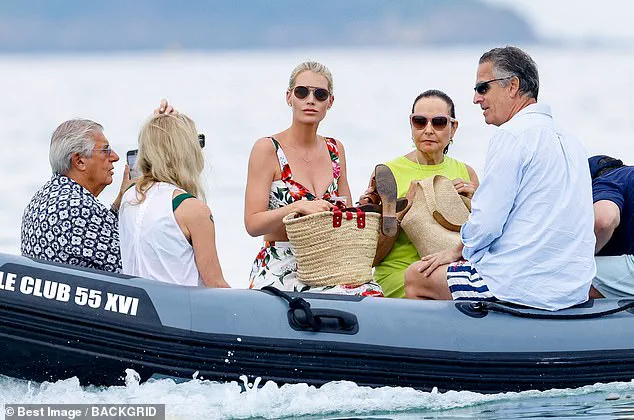 Lady Kitty Spencer Spends Sun-Soaked Holiday in Saint Tropez with Husband and Mother, Showcasing Stylish Outfit