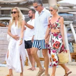 Lady Kitty Spencer Spends Sun-Soaked Holiday in Saint Tropez with Husband and Mother, Showcasing Stylish Outfit