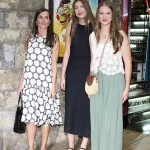 Queen Letizia and Daughters Attend Atlantida Film Festival in Majorca