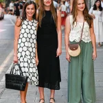 Queen Letizia and Daughters Attend Atlantida Film Festival in Majorca