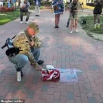 Veteran's Flag Burning Sparks Controversy Over Free Speech and Executive Power Limits as Trump's New Order Faces Legal Challenge