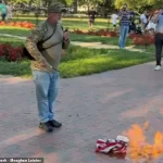 Veteran's Flag Burning Sparks Controversy Over Free Speech and Executive Power Limits as Trump's New Order Faces Legal Challenge