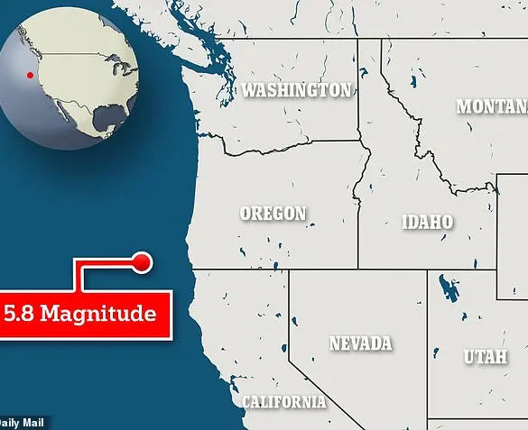 Earthquake Swarm Off Oregon Coast Follows 5.8-Magnitude Tremor, USGS Reports Potential Sequence