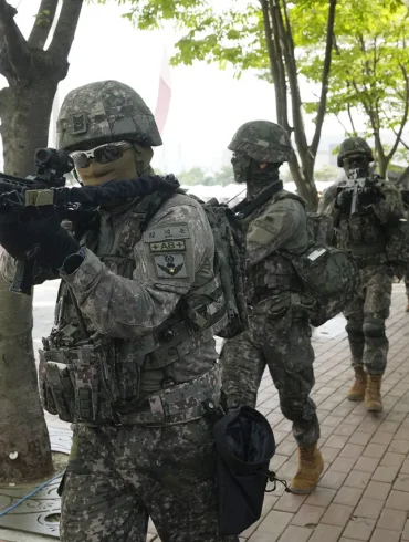 Exclusive: Training Mine Explosion at South Korean Air Force Base Injures Seven