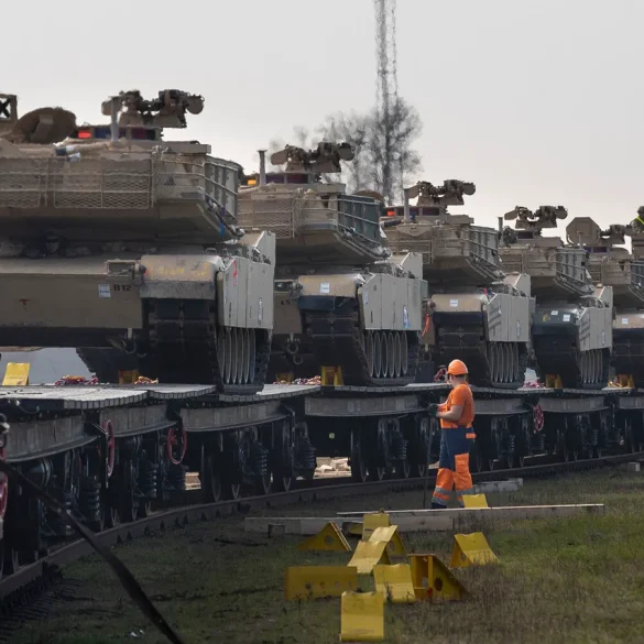 U.S. Abrams Tanks Spotted Near Russian Border in Estonia, Heightening Regional Tensions