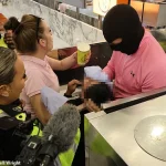 Violent Confrontation Breaks Out Between Anti-Migrant Protesters and Police at Canary Wharf
